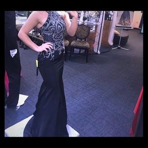 🇺🇸Gorgeous Black Beaded Prom/Ball Gown